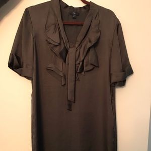 Gap front tie dress